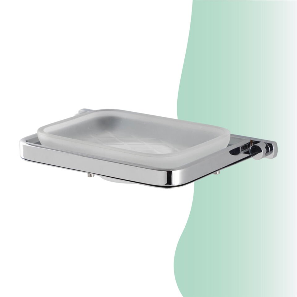 İGK YAPI - Çelik Banyo Mercan Montajlı Sabunluk (MS10-003)