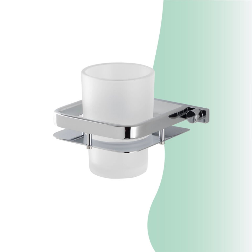 İGK YAPI - Çelik Banyo Mercan Montajlı Diş Fırçalık (MS10-004)