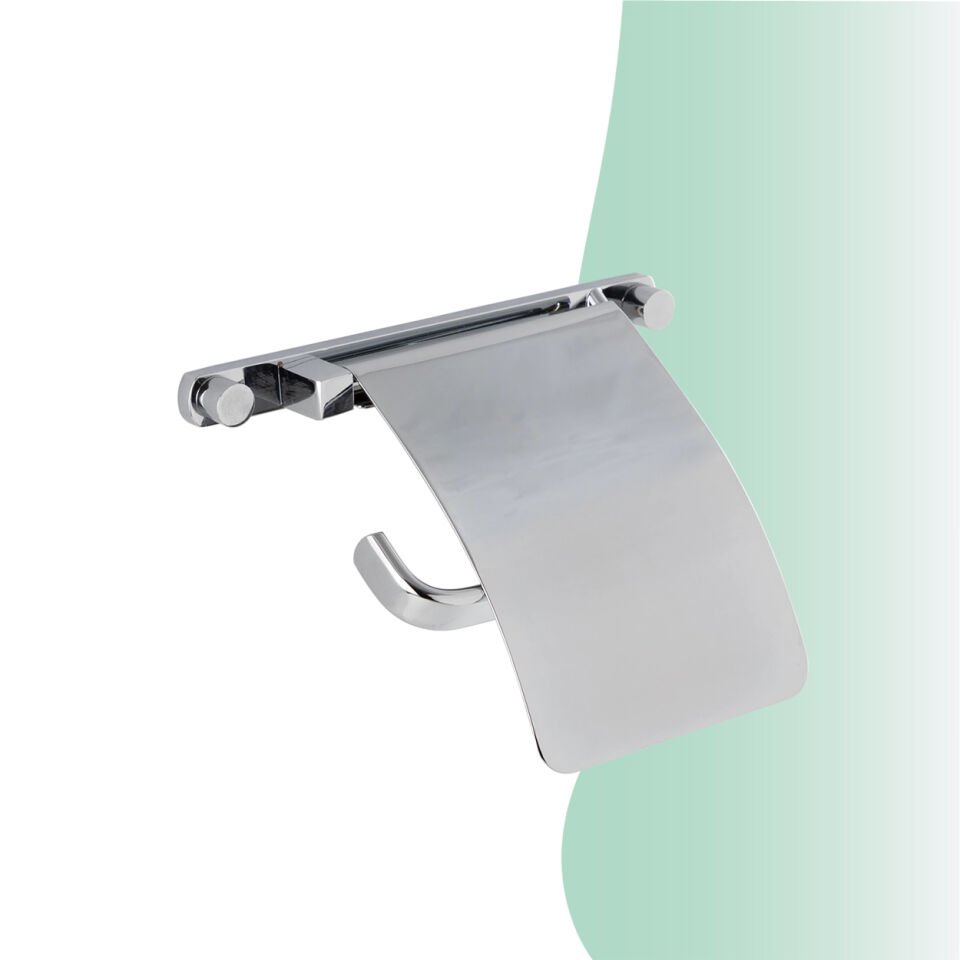 İGK YAPI - Çelik Banyo Mercan Geniş Kapaklı Tuvalet Kâğıtlığı (MS10-007)