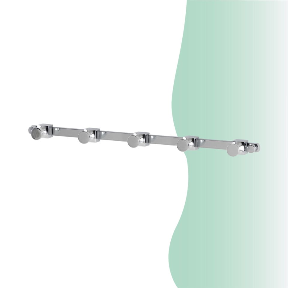 İGK YAPI - Çelik Banyo Mercan Beşli Askılık (MS10-012)