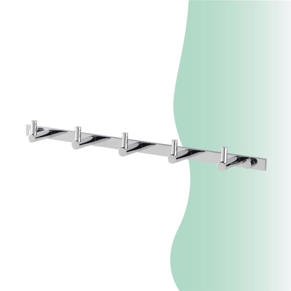 İGK YAPI - Çelik Banyo Mercan Beşli Askılık (MS10-061)