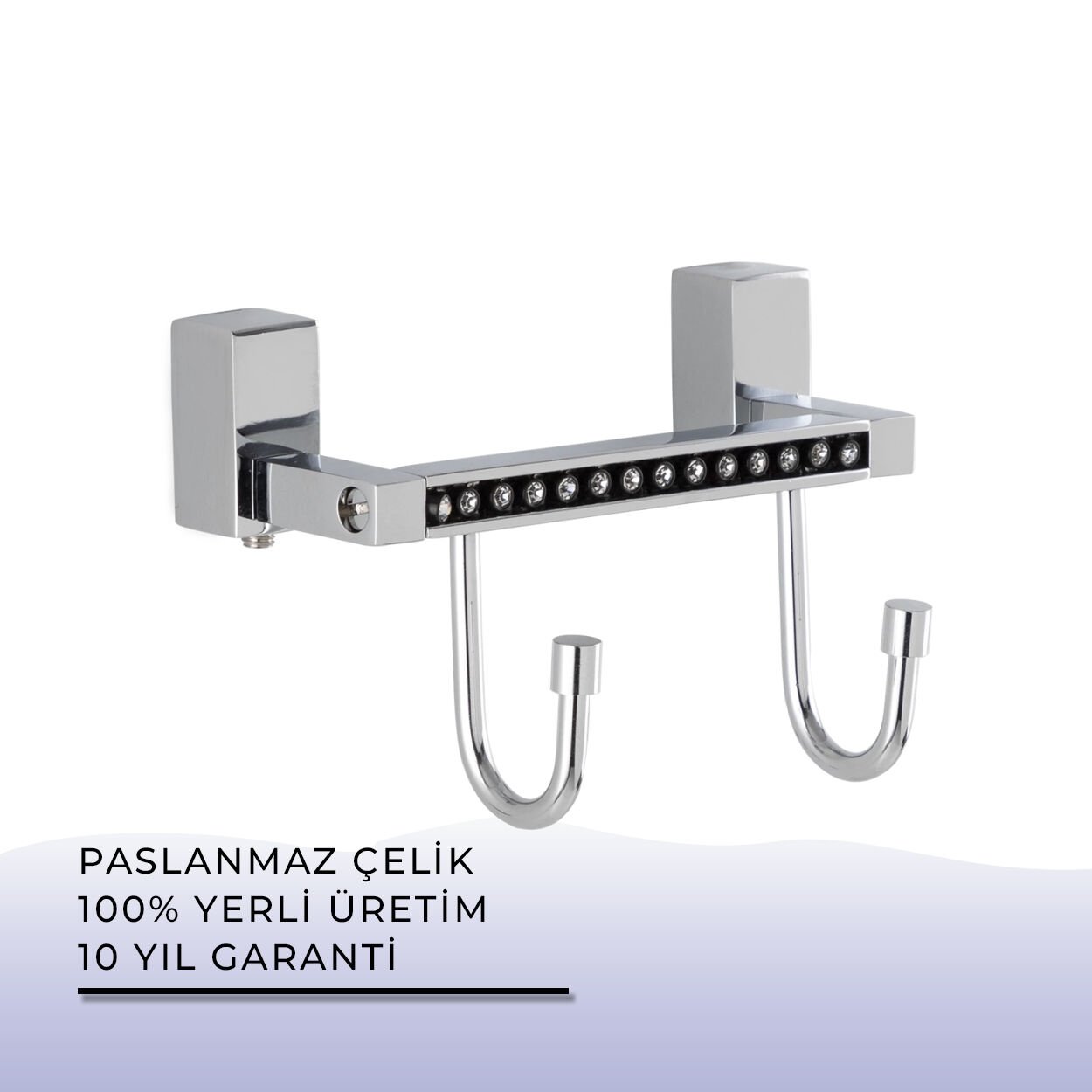 İGK YAPI - Çelik Banyo Swwor İkili Bornozluk (SW10-002)