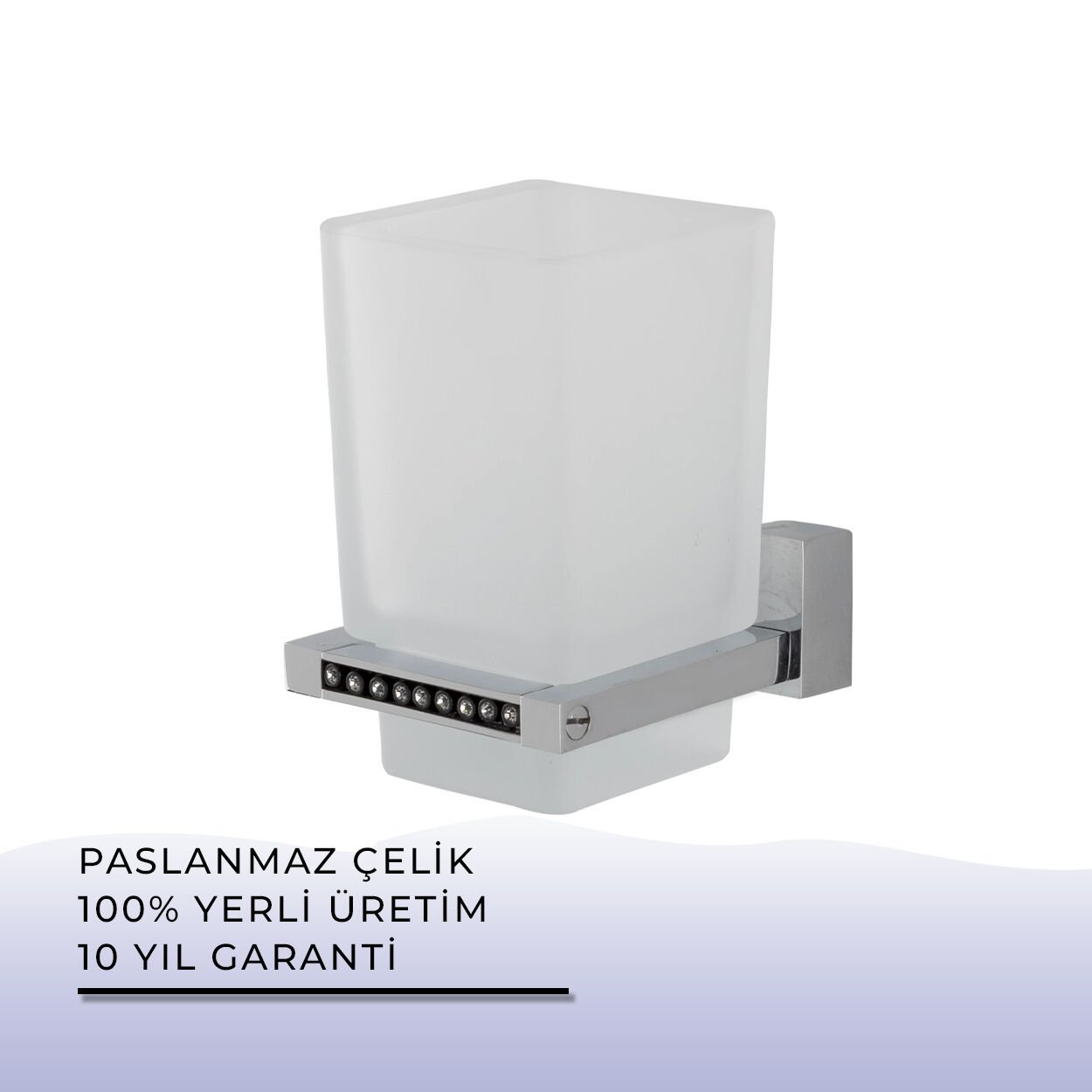 İGK YAPI - Çelik Banyo Swwor Montajlı Diş Fırçalık (SW10-004)