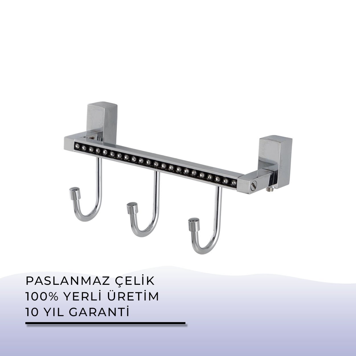 İGK YAPI - Çelik Banyo Swwor Üçlü Askılık (SW10-009)