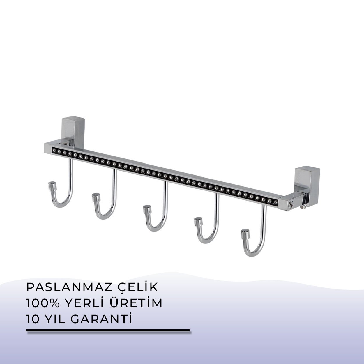 İGK YAPI - Çelik Banyo Swwor Beşli Askılık (SW10-011)