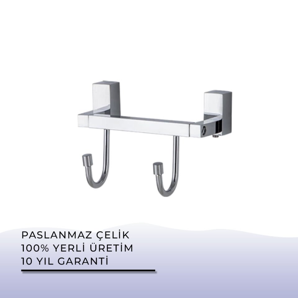 İGK YAPI - Çelik Banyo Swwor Çiftli Bornozluk (SW10-037)