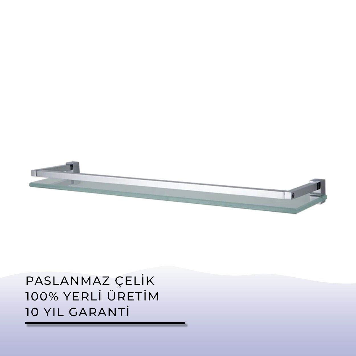 İGK YAPI - Çelik Banyo Swwor Muhafazalı Ayna Etajeri (SW10-040)