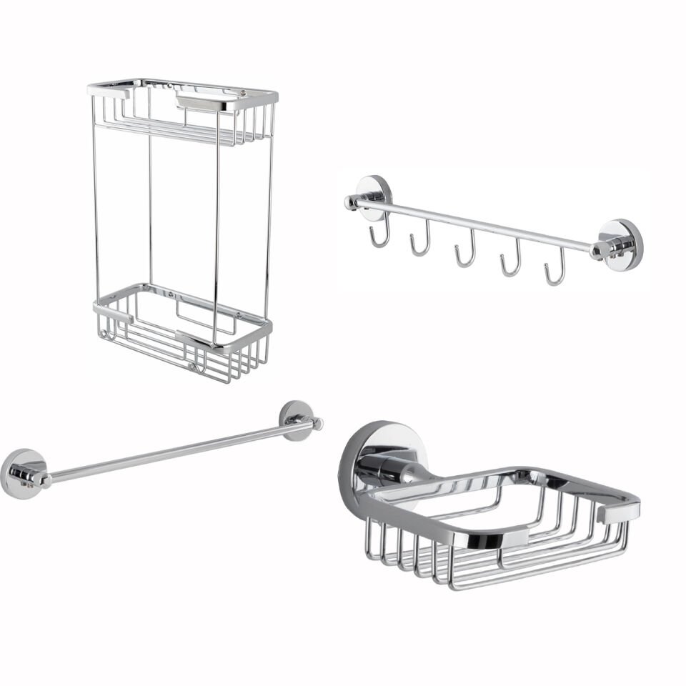 İGK YAPI - Çelik Banyo Karaca Banyo Seti -2(4 Parça)