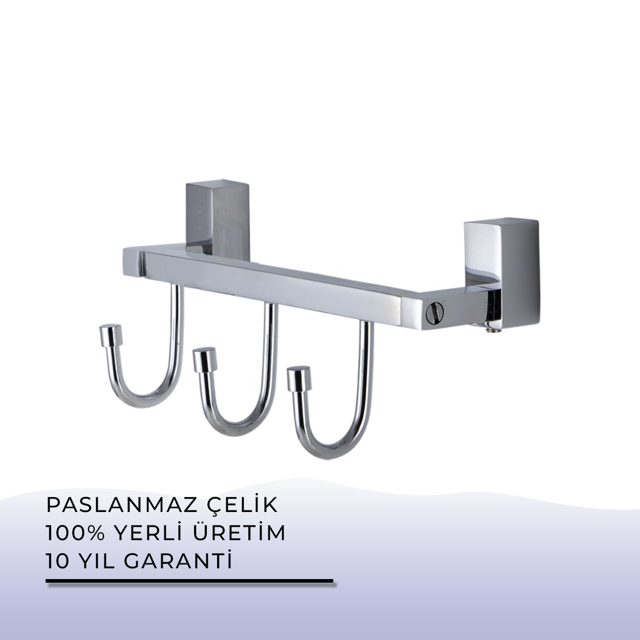 İGK YAPI - Çelik Banyo Swwor Üçlü Askılık (SW10-045)
