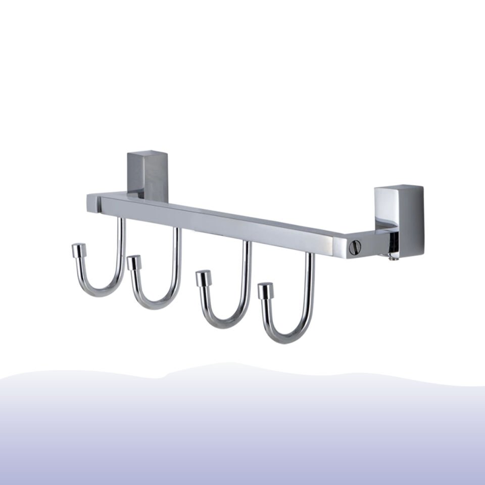 İGK YAPI - Çelik Banyo Swwor Dörtlü Askılık (SW10-046)