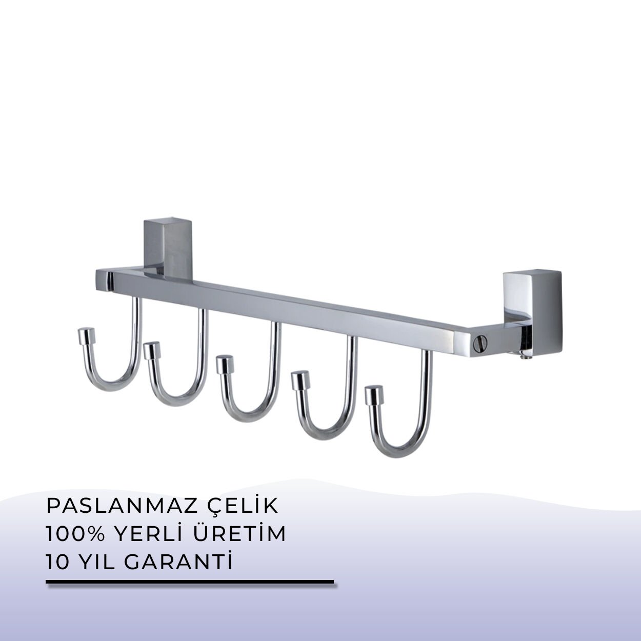İGK YAPI - Çelik Banyo Swwor Beşli Askılık (SW10-047)