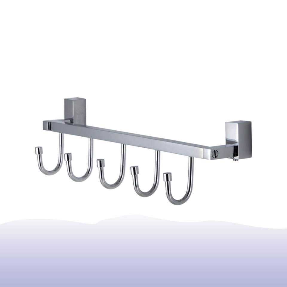 İGK YAPI - Çelik Banyo Swwor Beşli Askılık (SW10-047)