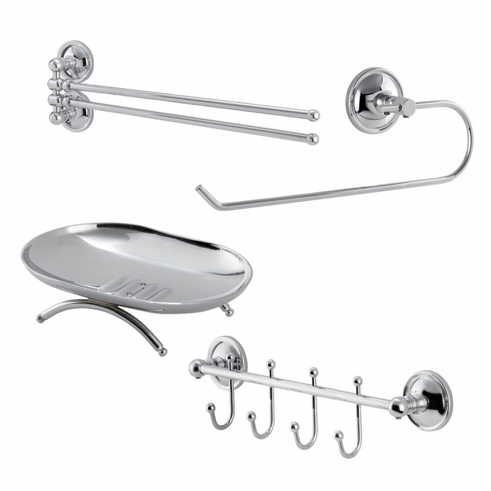 İGK YAPI - Çelik Banyo Bella Banyo Seti -18(4 Parça)