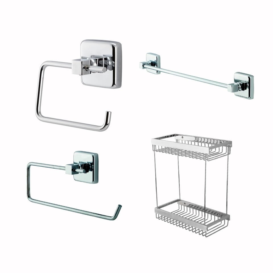 İGK YAPI - Çelik Banyo Kumru Banyo Seti -20(4 Parça)