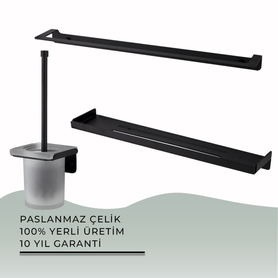 İGK YAPI - Çelik Banyo Paris Banyo Seti -27(3 Parça)