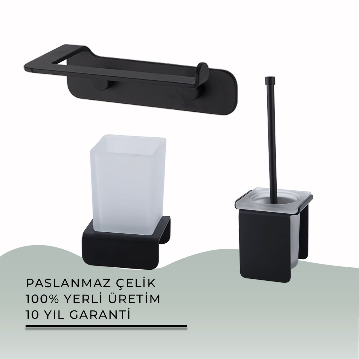 İGK YAPI - Çelik Banyo Paris Banyo Seti -30(3 Parça)