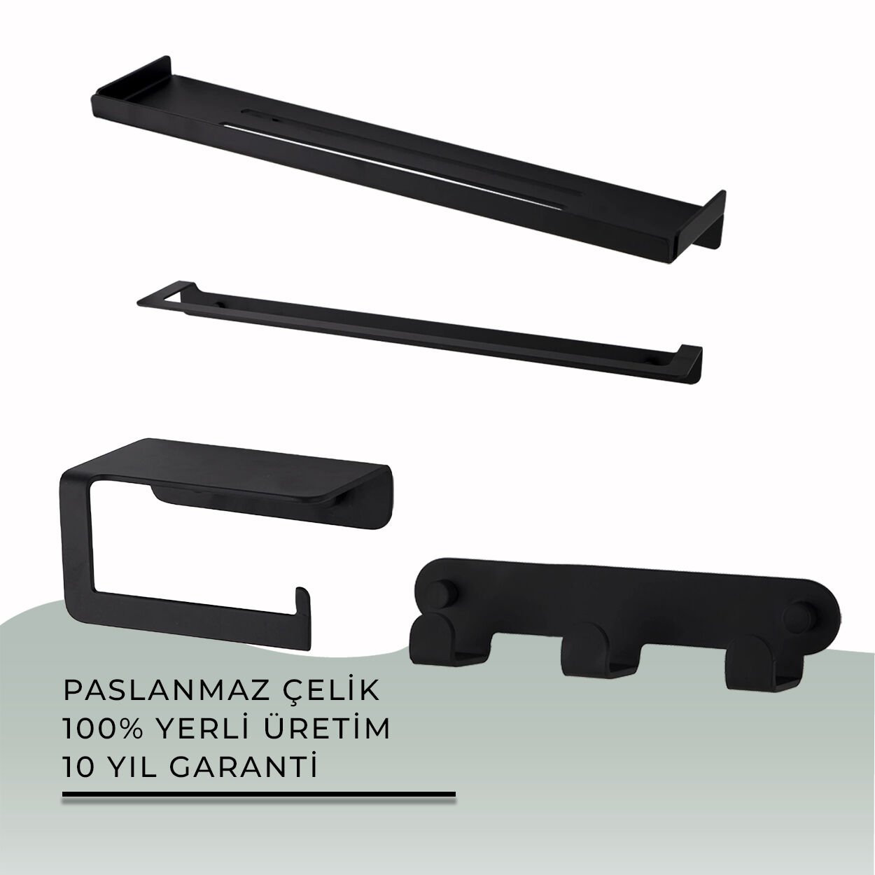 İGK YAPI - Çelik Banyo Paris Banyo Seti -31(4 Parça)