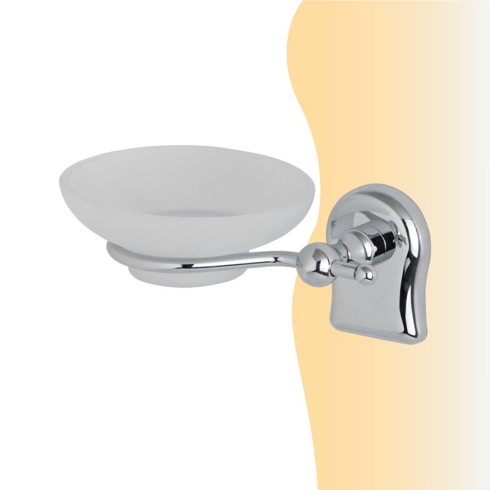 İGK YAPI - Çelik Banyo Lale Montajlı Sabunluk (L10-003)