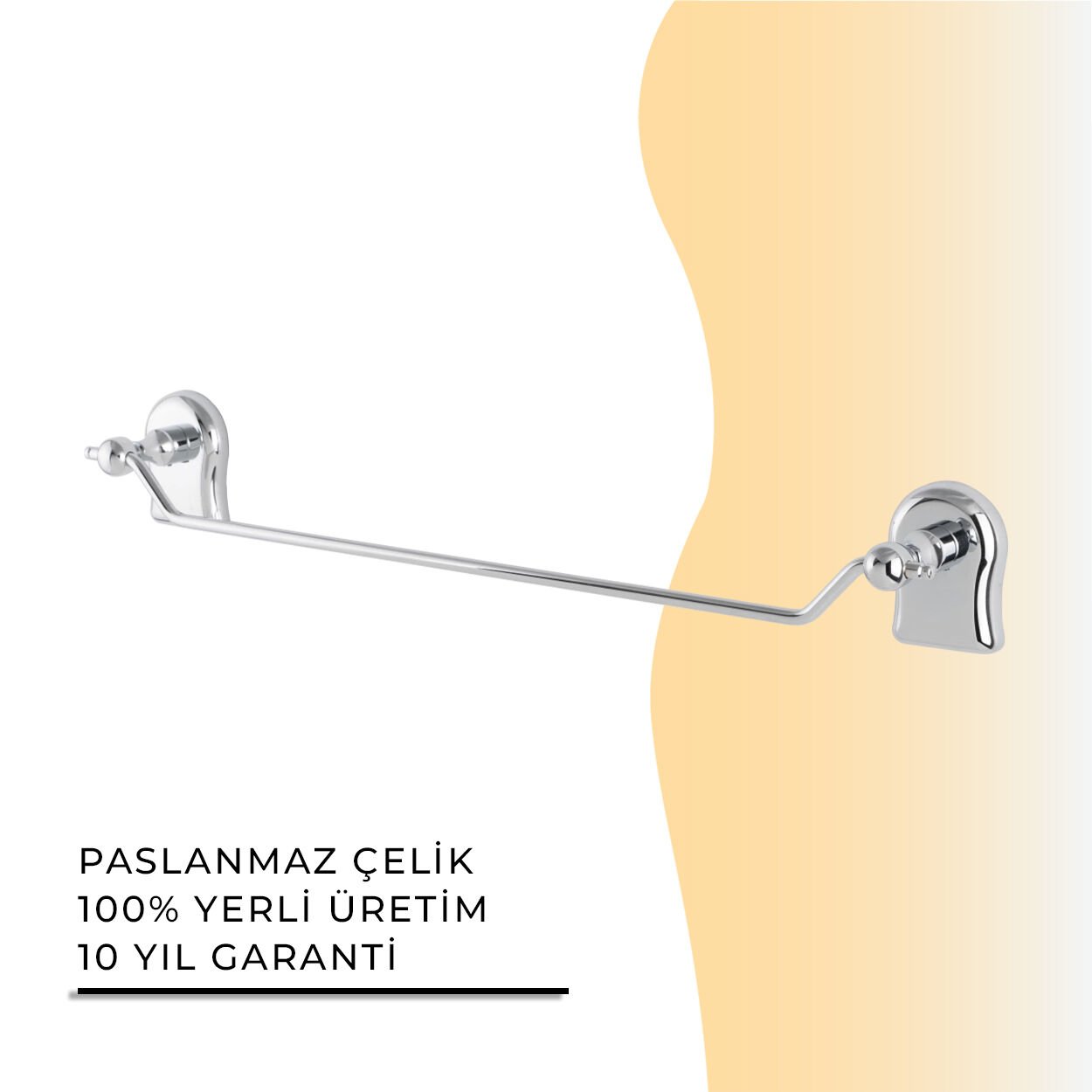 İGK YAPI - Çelik Banyo Lale Uzun Havluluk 50cm (L10-006)