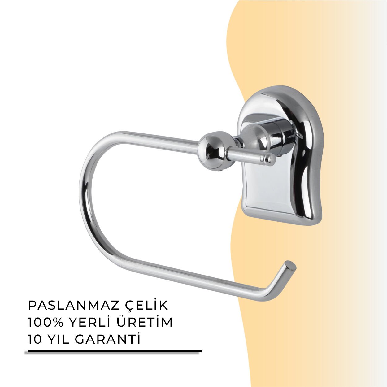 İGK YAPI - Çelik Banyo Lale Açık Tuvalet Kâğıtlığı (L10-012)