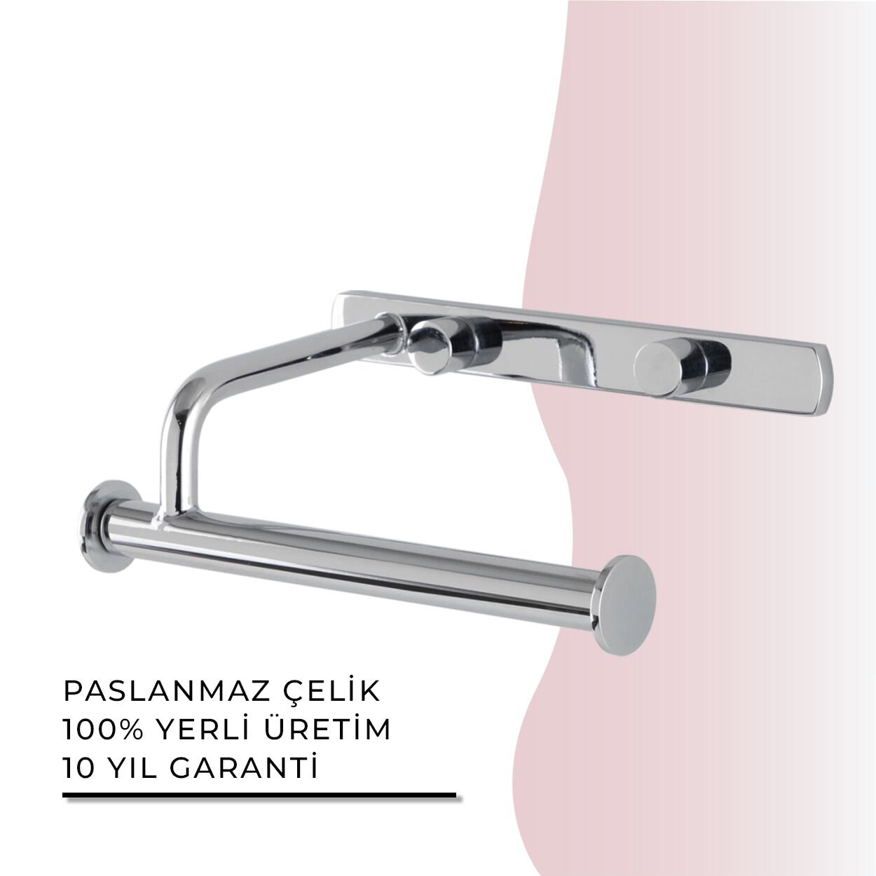 İGK YAPI - Çelik Banyo Vera Açık Tuvalet Kâğıtlığı (VR10-009)
