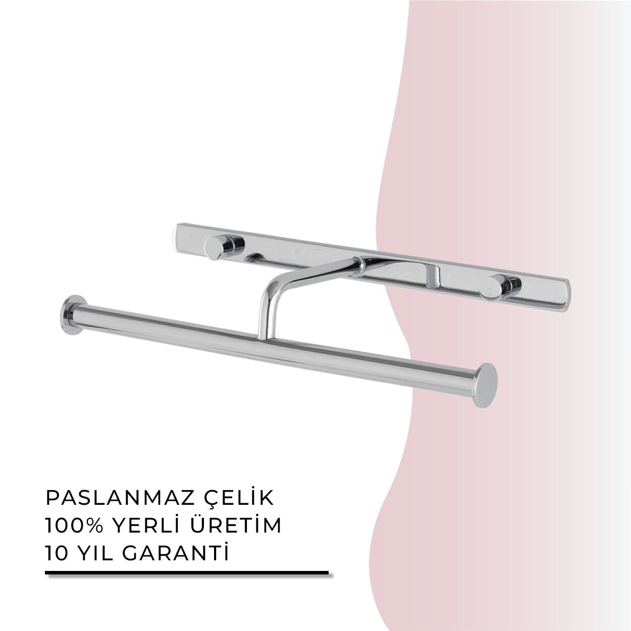 İGK YAPI - Çelik Banyo Vera İkili Açık Tuvalet Kâğıtlığı (VR10-010)