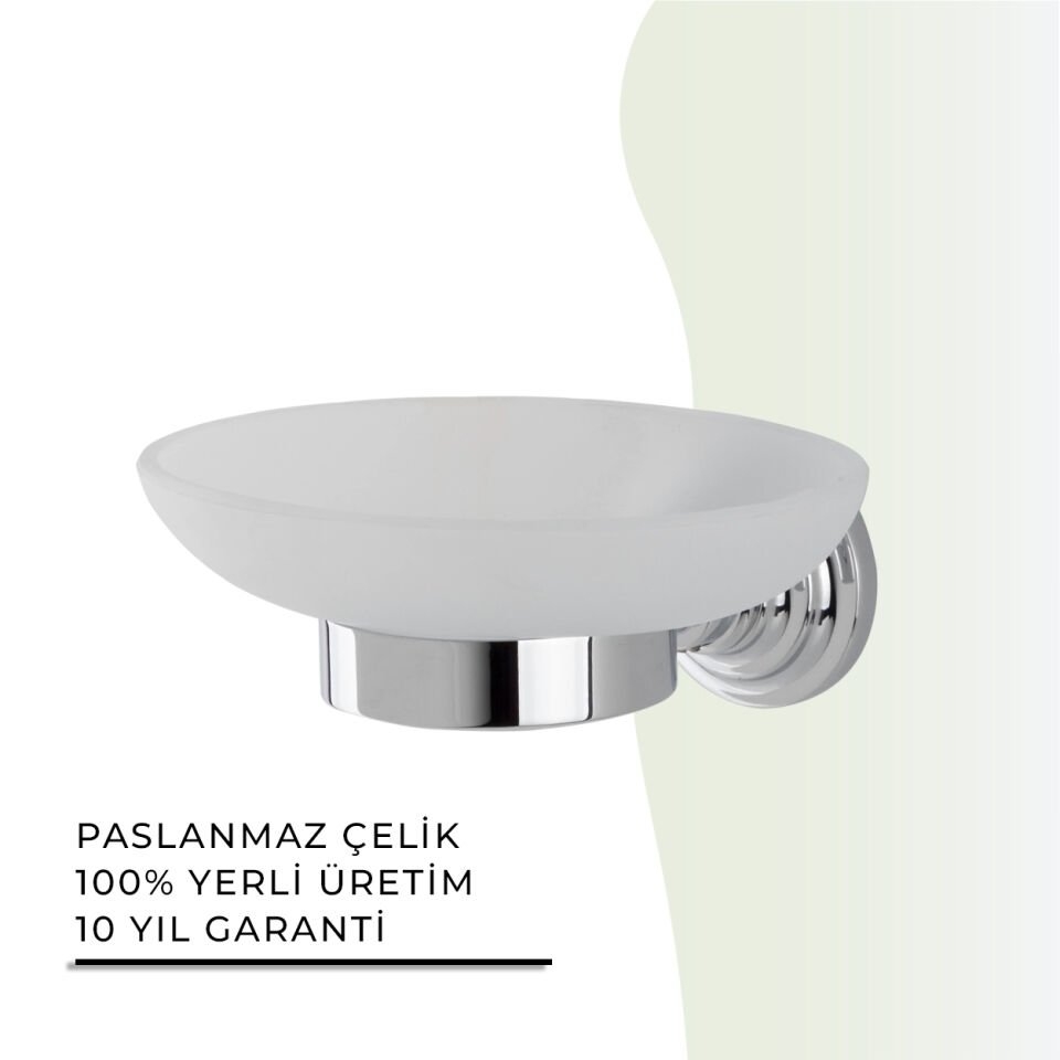 İGK YAPI - Çelik Banyo Ottoman Montajlı Sabunluk (OT10-003)