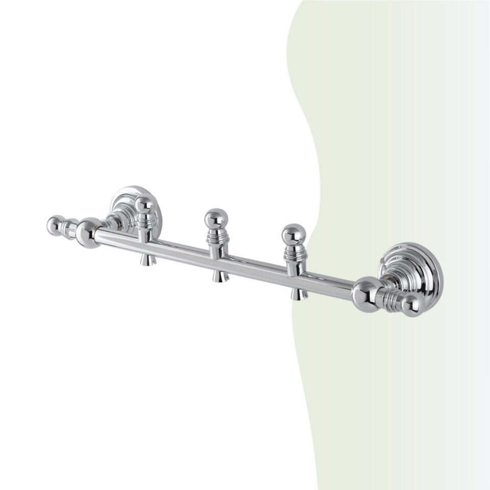 İGK YAPI - Çelik Banyo Ottoman Üçlü Askılık (OT10-012)