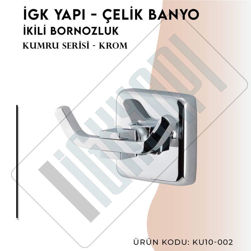 İGK YAPI - Çelik Banyo Kumru Bornozluk Çiftli (KU10-002)