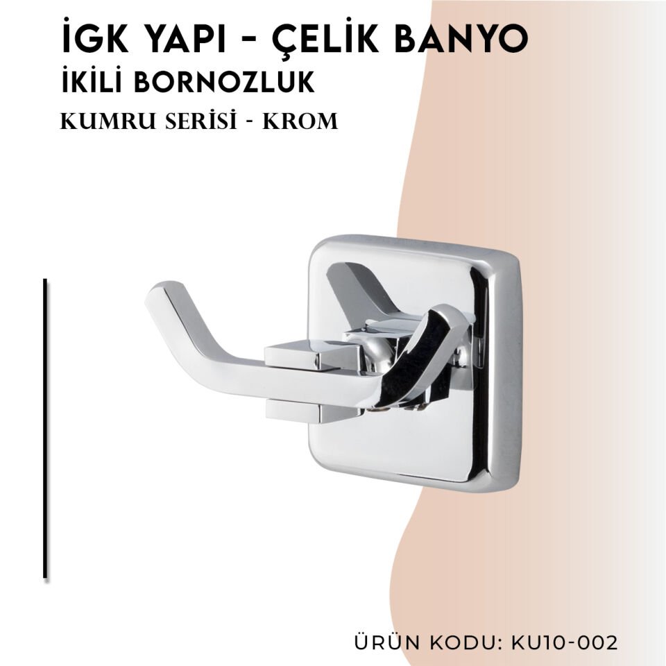 İGK YAPI - Çelik Banyo Kumru Bornozluk Çiftli (KU10-002)