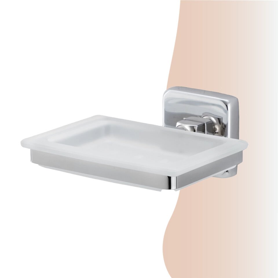 İGK YAPI - Çelik Banyo Kumru Montajlı Sabunluk (KU10-003)