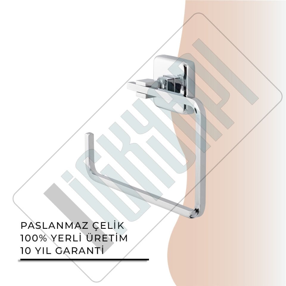 İGK YAPI - Çelik Banyo Kumru Kare Havluluk (KU10-008)