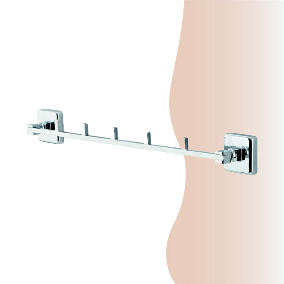 İGK YAPI - Çelik Banyo Kumru Beşli Askılık (KU10-011)