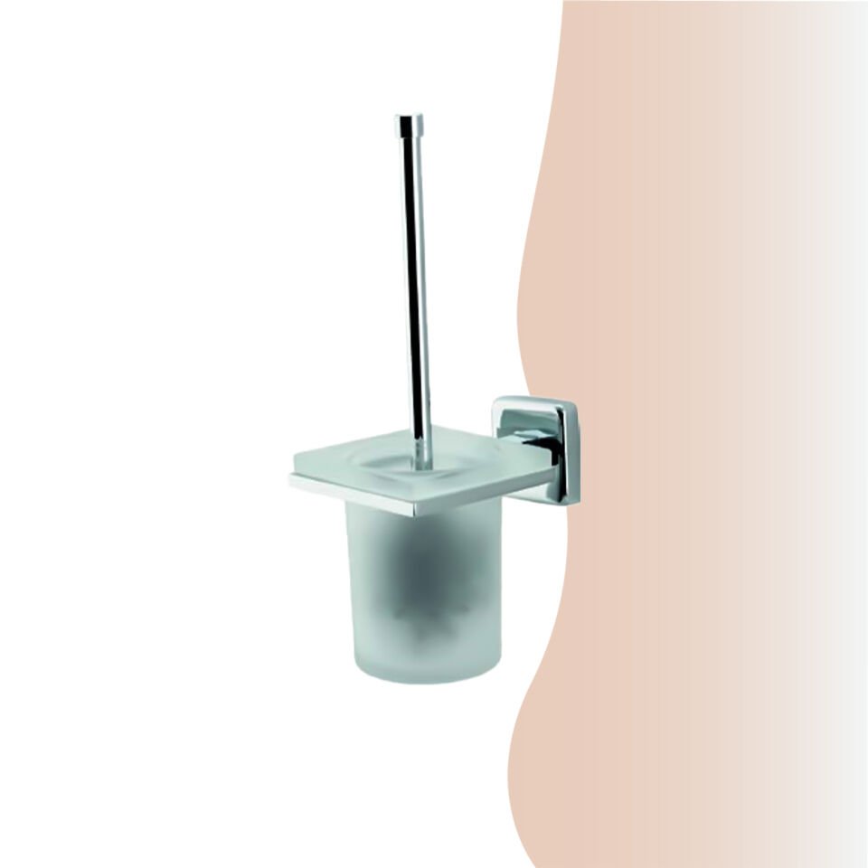 İGK YAPI - Çelik Banyo Kumru Montajlı Klozet Fırçası (KU10-018)