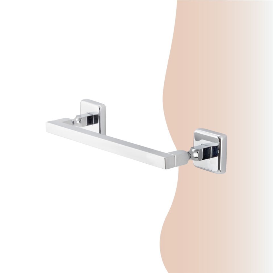 İGK YAPI - Çelik Banyo Kumru Kare Boru Uzun Havluluk 30cm (KU10-019)