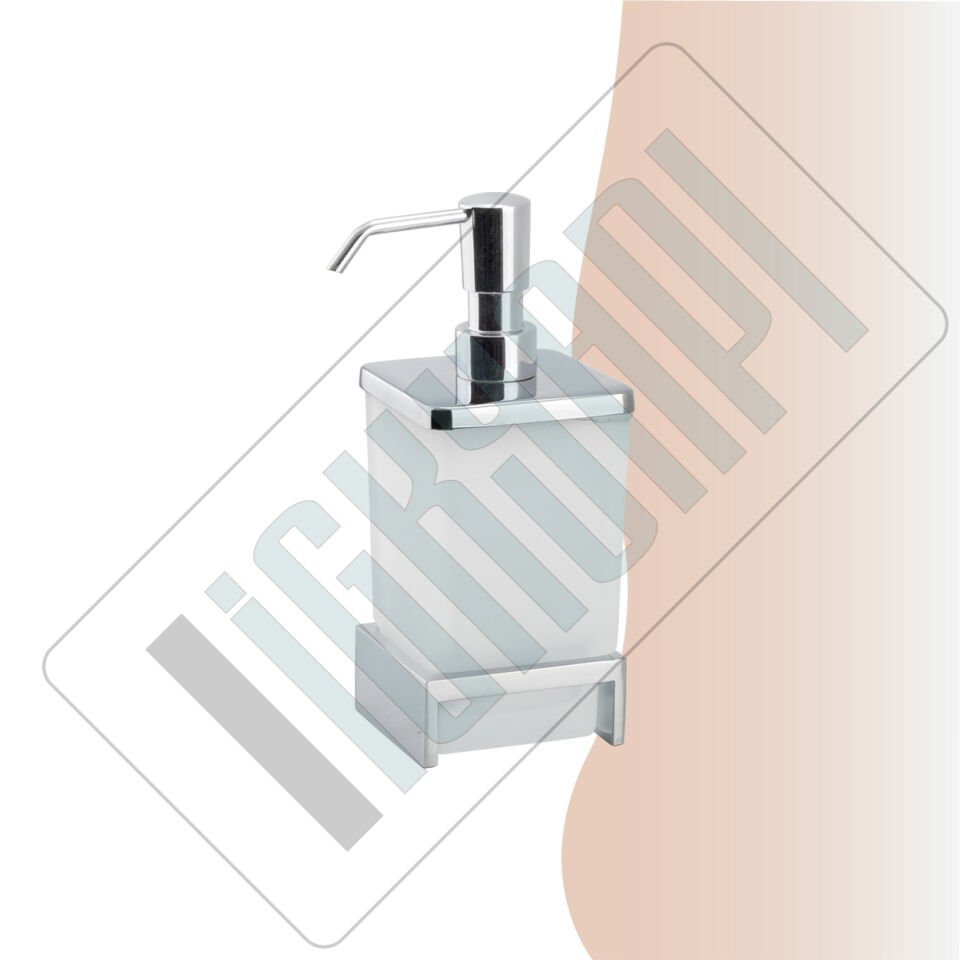 İGK YAPI - Çelik Banyo Kumru Set Üstü Sıvı Sabunluk (KU10-028)
