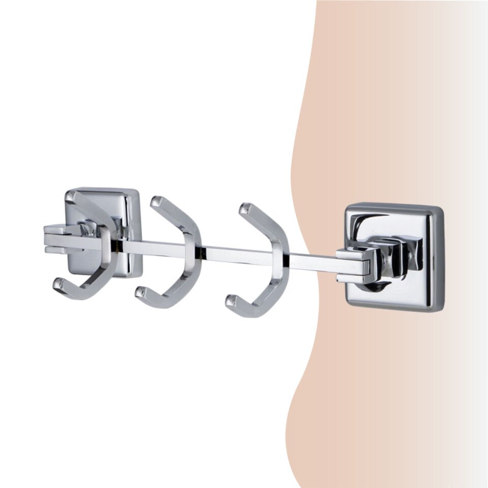 İGK YAPI - Çelik Banyo Kumru Üçlü Askılık (KU10-038)