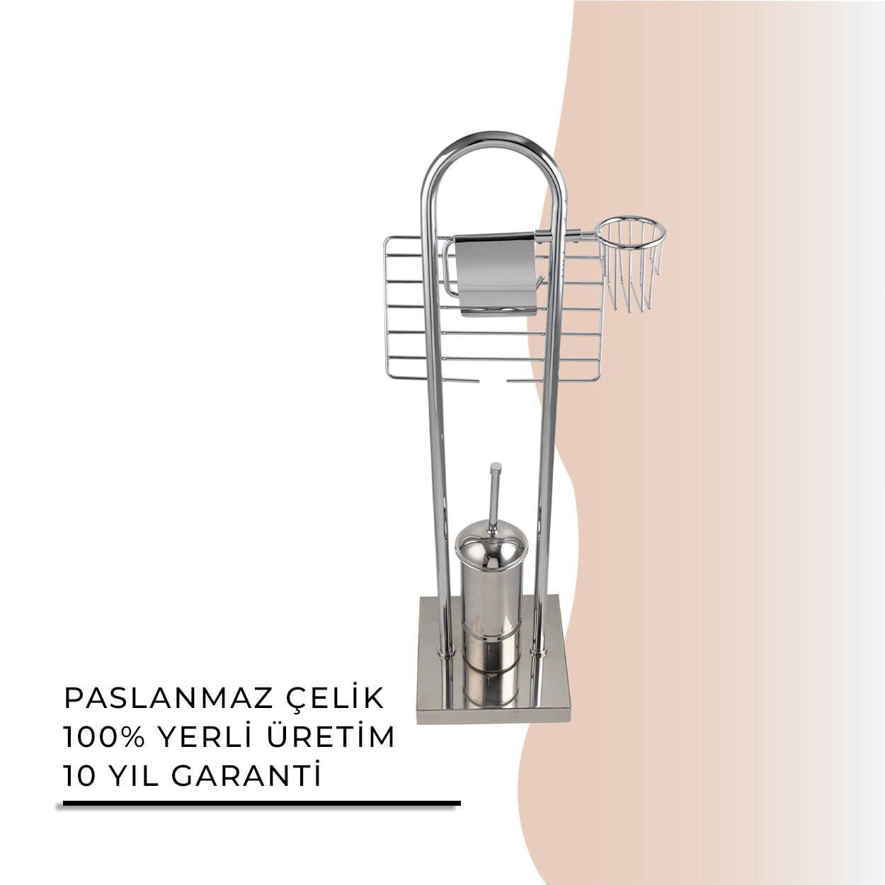 İGK YAPI - Çelik Banyo Kumru Set Klozet Takımı Kare (KU10-042)