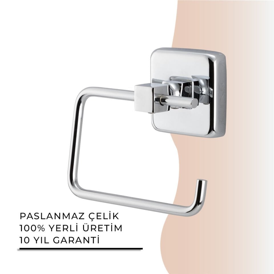 İGK YAPI - Çelik Banyo Kumru Açık Tuvalet Kâğıtlığı (KU10-059)