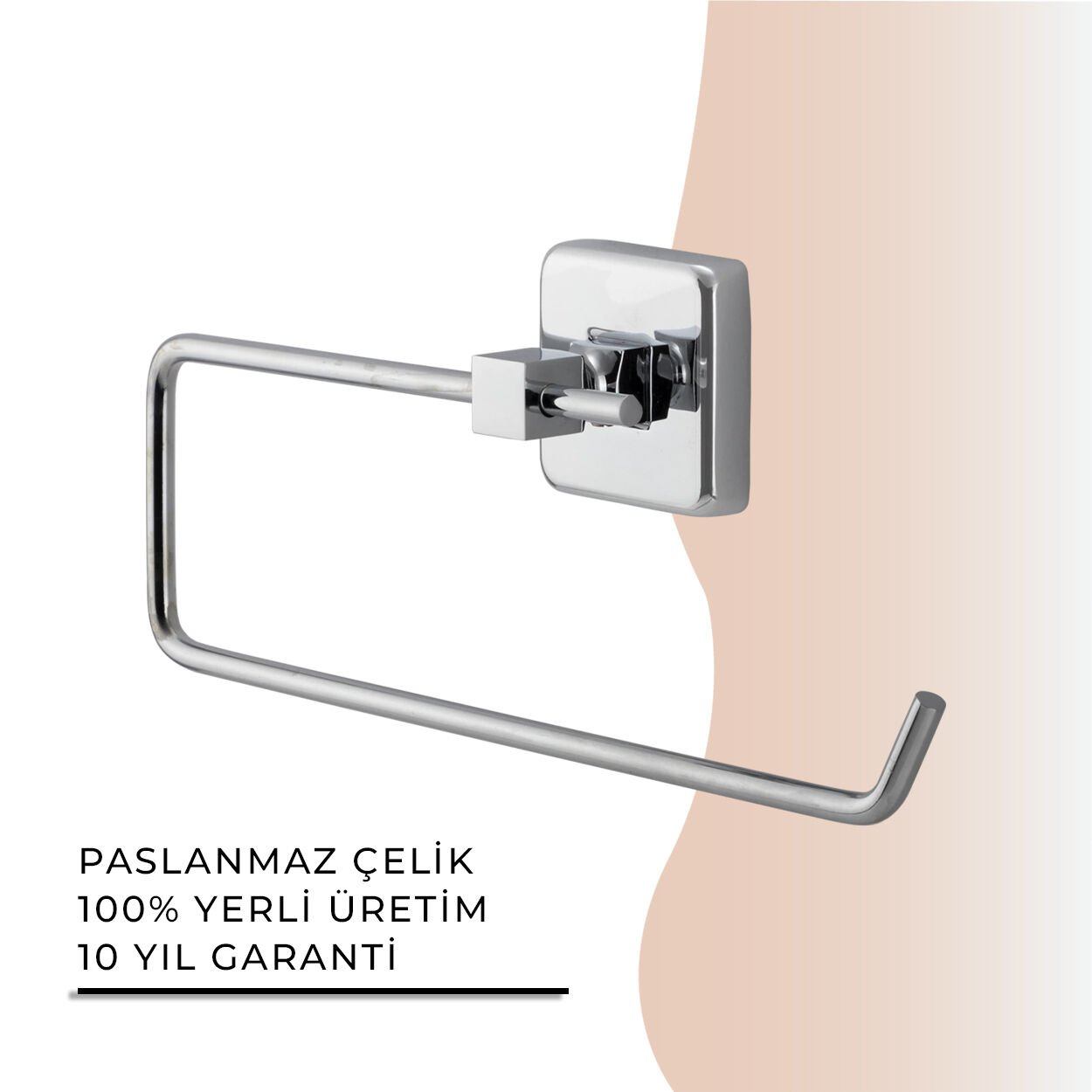 İGK YAPI - Çelik Banyo Kumru Açık Kâğıt Havluluk (KU10-060)