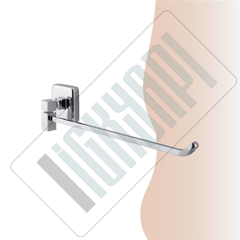 İGK YAPI - Çelik Banyo Kumru Tekli Döner Havluluk (KU10-065)