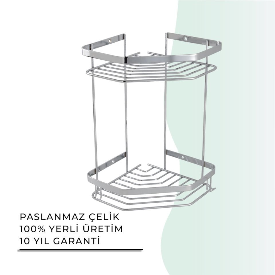 İGK YAPI - CLK BANYO Erpa İkili Süngerlik Paslanmaz 304 (P10-020)