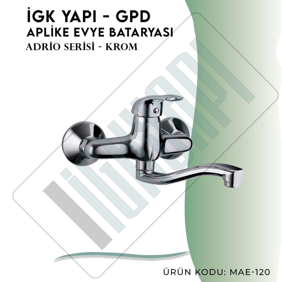 İGK YAPI - GPD Adrio Aplike Eviye Bataryası  (MAE120)