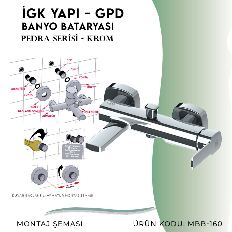 İGK YAPI - GPD Pedra Banyo Bataryası  (MBB160)