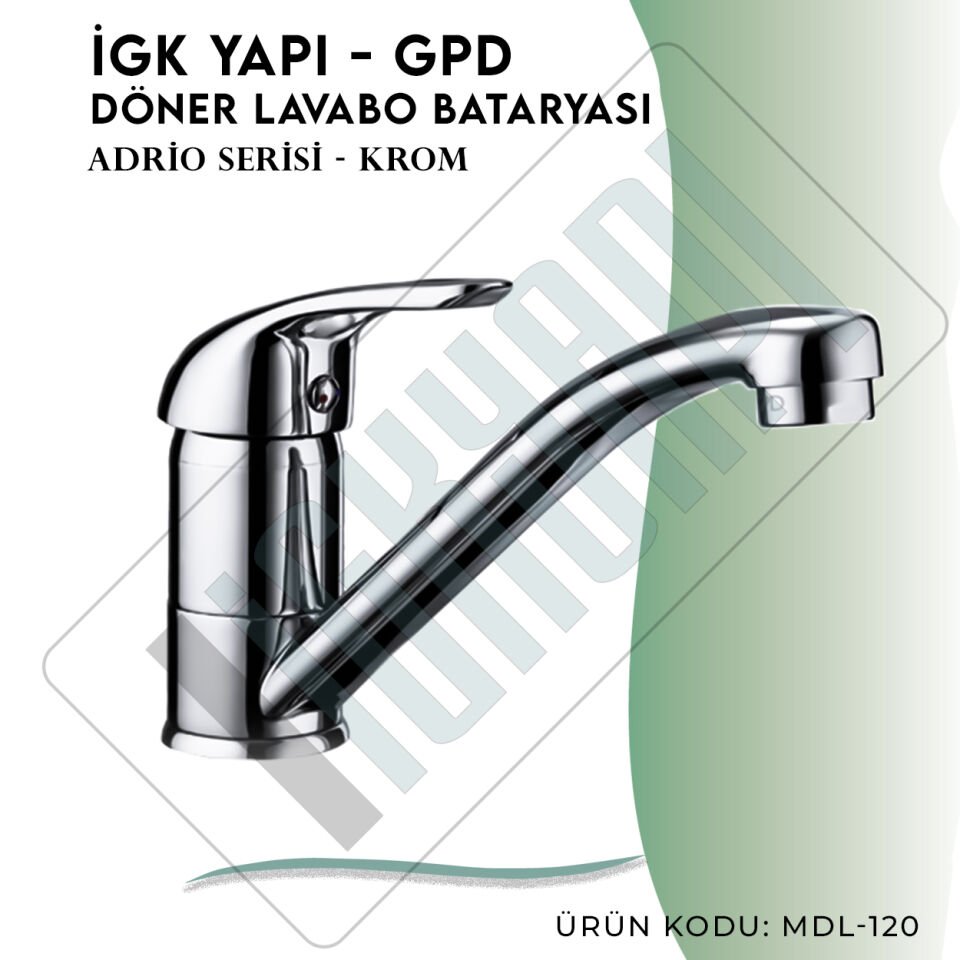 İGK YAPI - GPD Adrio Döner Lavabo Bataryası  (Mdl120)