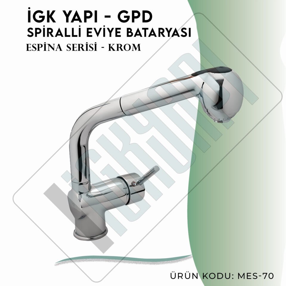 İGK YAPI - GPD Espina Spiralli Eviye Bataryası  (MES70)