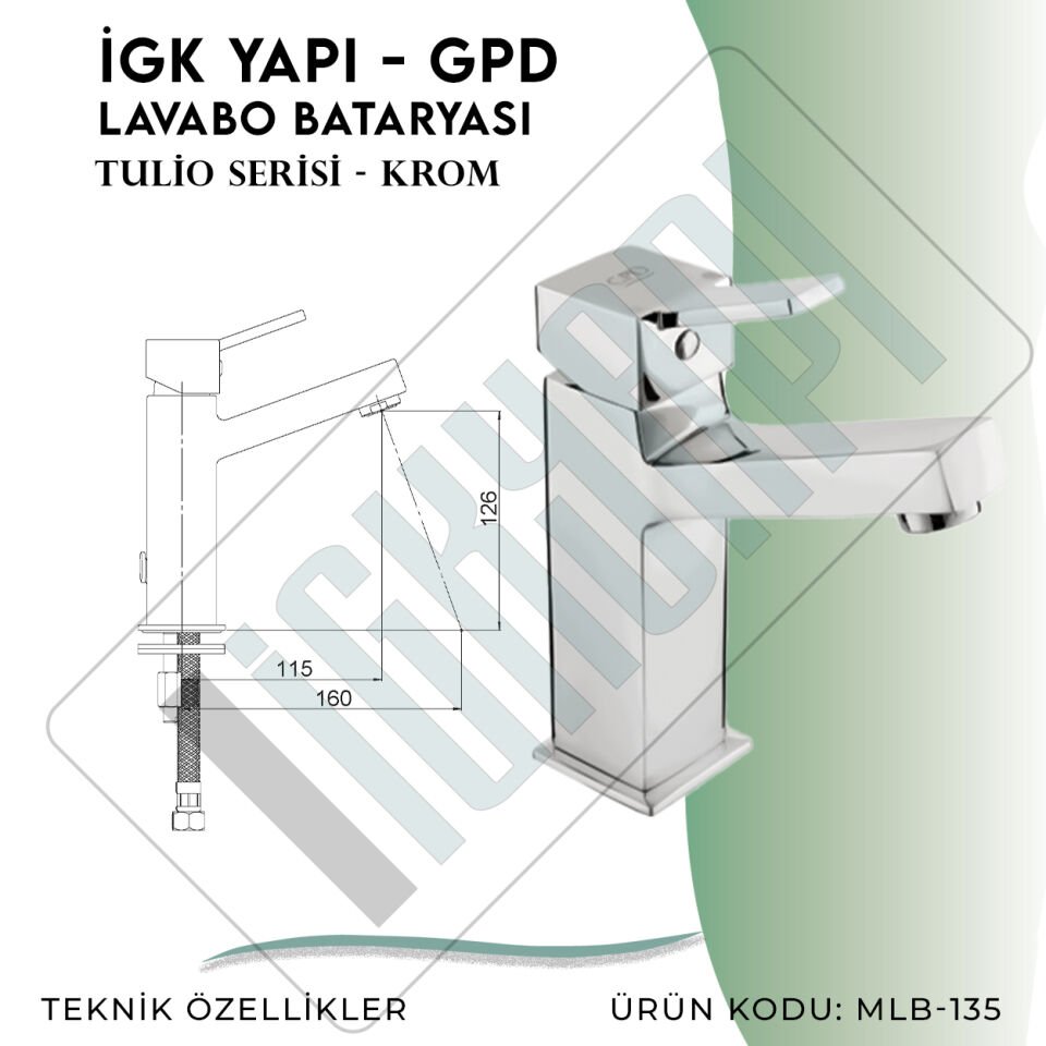 İGK YAPI - GPD Tulio Lavabo Bataryası  (MLB135)