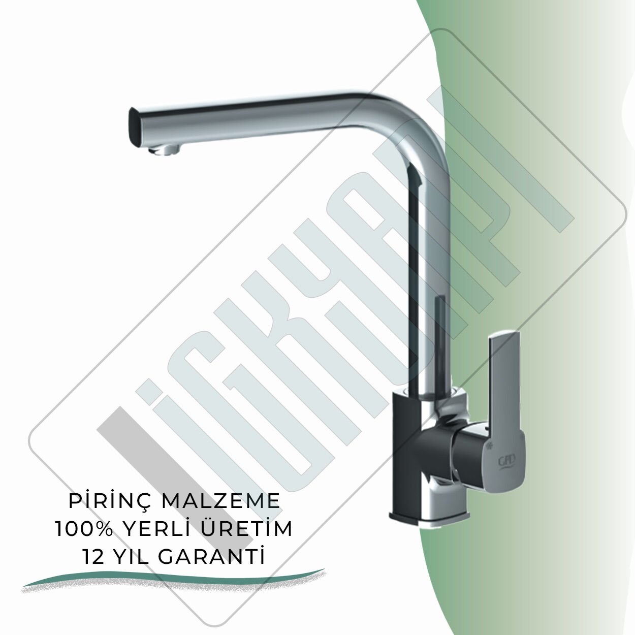 İGK YAPI - GPD Pedra Tek Gövde Eviye Bataryası  (MTE160)