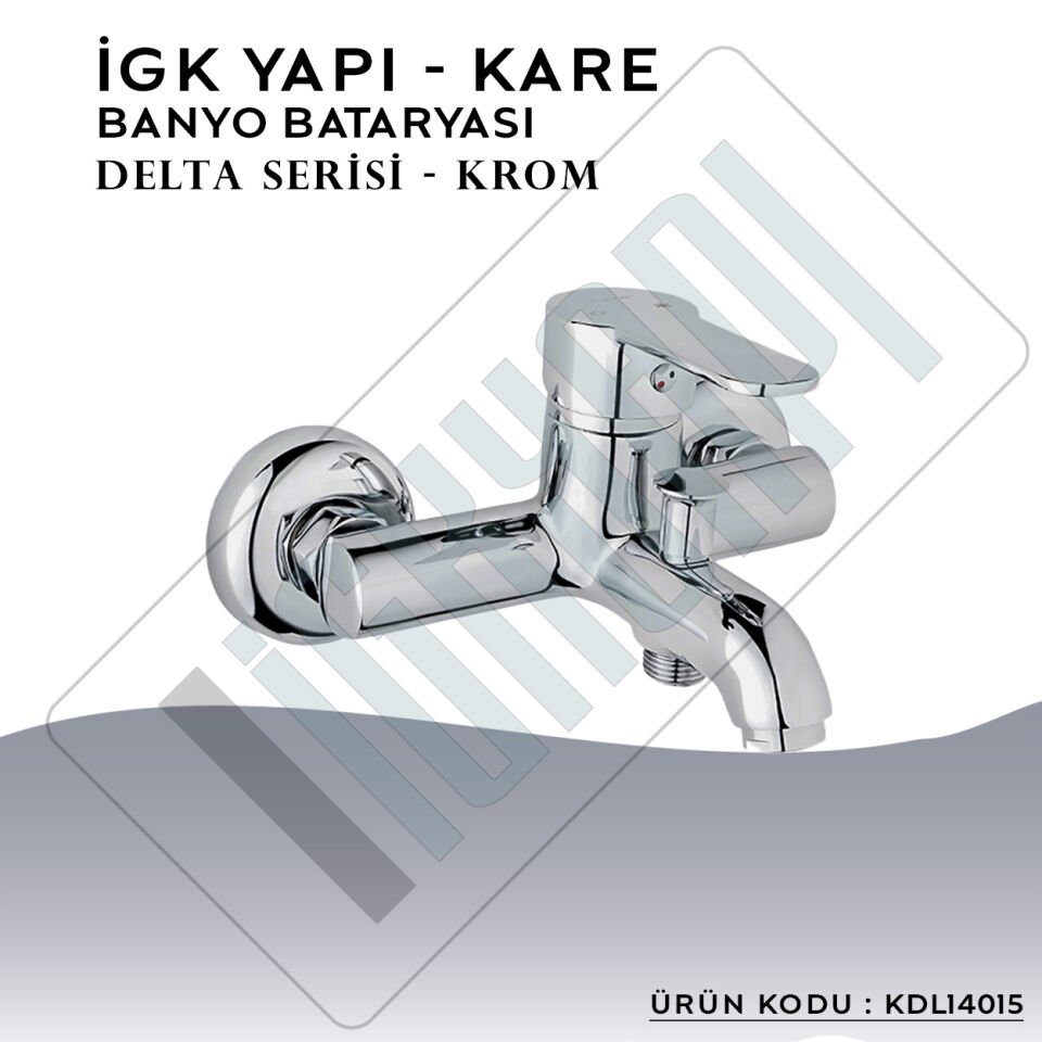 İGK YAPI – KARE KDL14015 Delta Banyo Bataryası