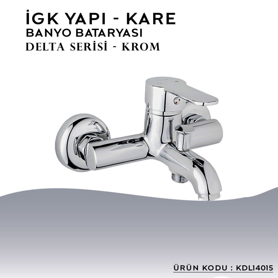 İGK YAPI – KARE KDL14015 Delta Banyo Bataryası